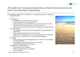 duurzaam leiderschap